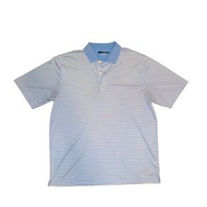 Sky Blue striped collared shirt